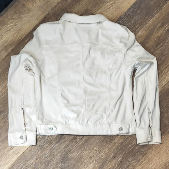 Vintage America Off White Jean Jacket - Picture 3 of 3